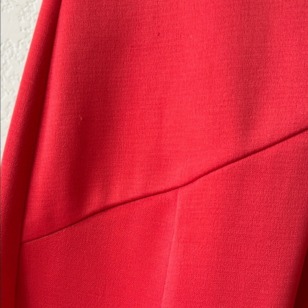 Reiss Red Sheath Dress V-Neck Sleeveless Cocktail size 2 - Picture 4 of 13
